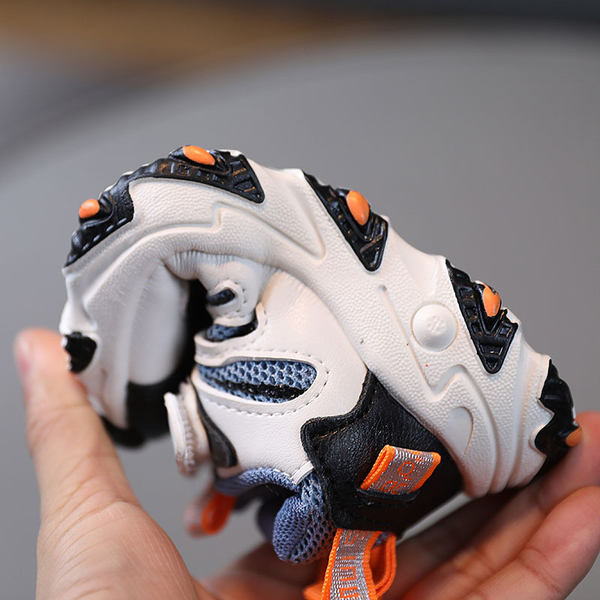 Παιδικά αθλητικά πάνινα παπούτσια με πλέγμα και κορδόνια - για κορίτσια και αγόρια