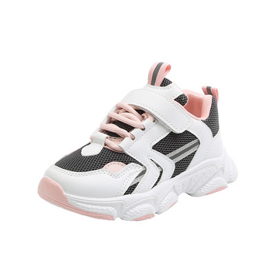 Odiniai vaikiški sportbačiai mergaitėms su lipdukais