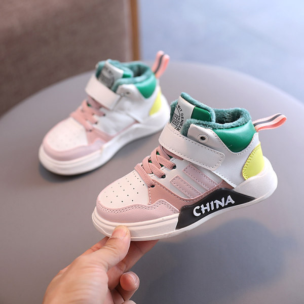 Νέο μοντέλο παιδικά αθλητικά παπούτσια από δέρμα faux για κορίτσια