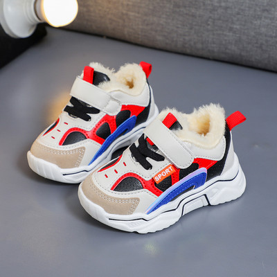 Casual παιδικά αθλητικά παπούτσια με απαλή ζεστή επένδυση για κορίτσια