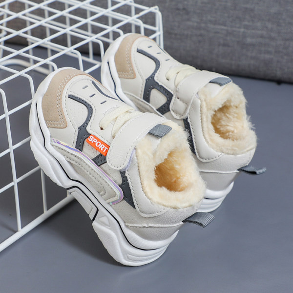 Casual παιδικά αθλητικά παπούτσια με απαλή ζεστή επένδυση για κορίτσια