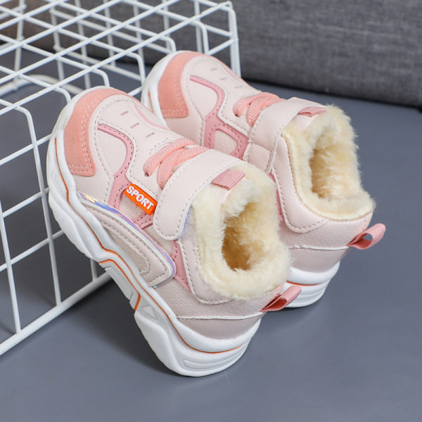 Casual παιδικά αθλητικά παπούτσια με απαλή ζεστή επένδυση για κορίτσια