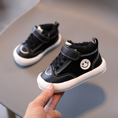 Pantofi casual pentru copii pentru fete cu talpa plate si captuseala moale