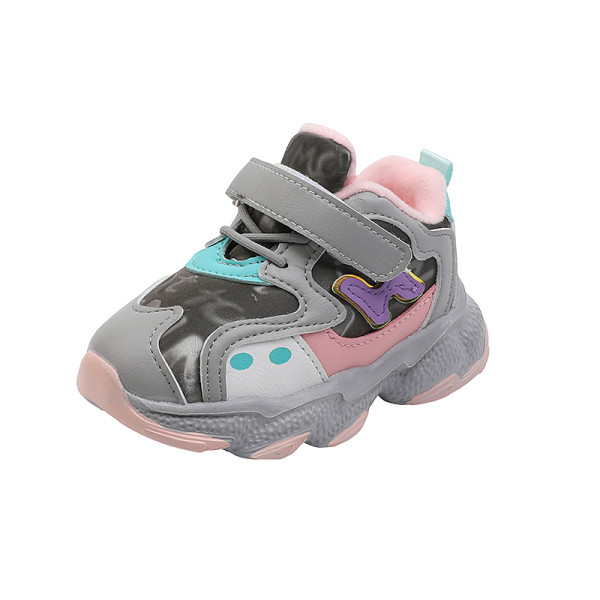 Adidași pentru copii cu căptușeală caldă și talpă aspră