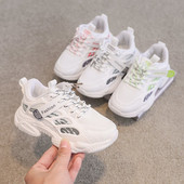 Baltas, elpojošas bērnu kedas meitenēm