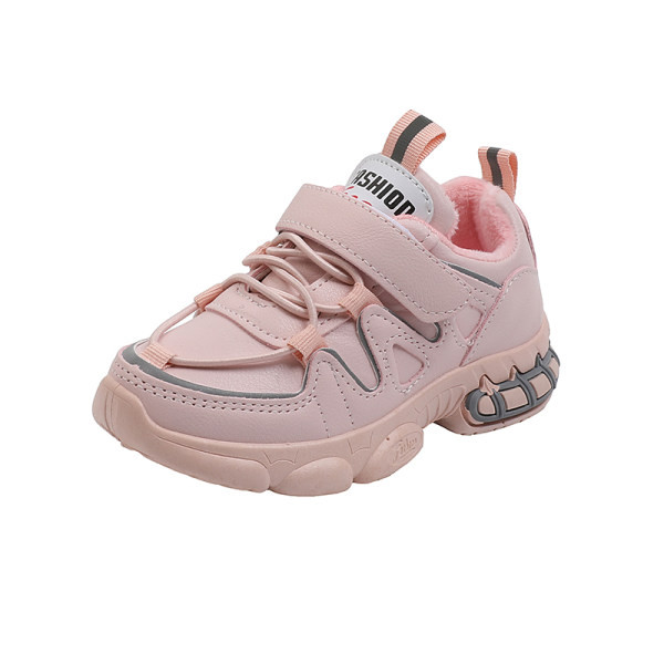 Adidași pentru copii cu căptușeală caldă, autocolante și cravate