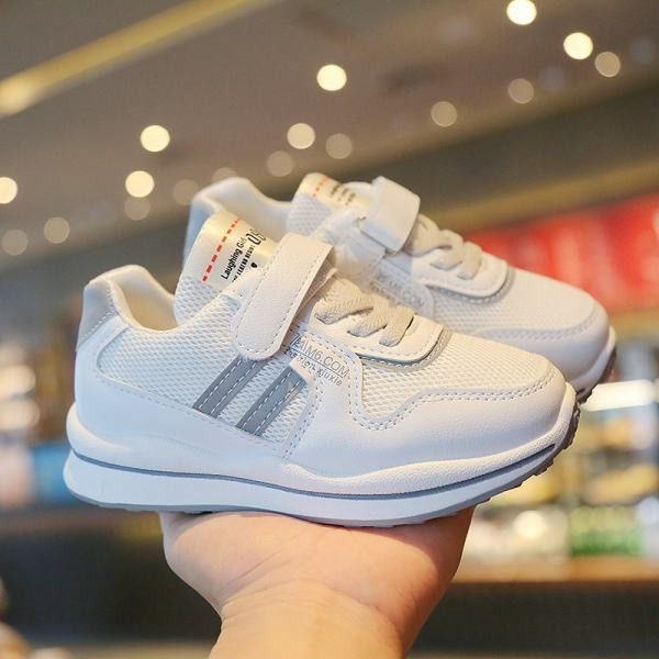 Αναπνεύσιμα έκο δερμάτινα αθλητικά παπούτσια μελουράκια βελκρό για κορίτσια και αγόρια