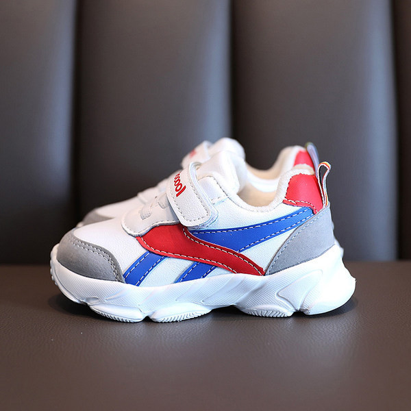 Ležerne dječje tenisice s naljepnicama za djevojčice i dječake u bijeloj boji