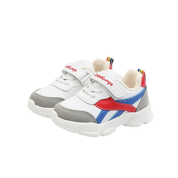 Ležerne dječje tenisice s naljepnicama za djevojčice i dječake u bijeloj boji