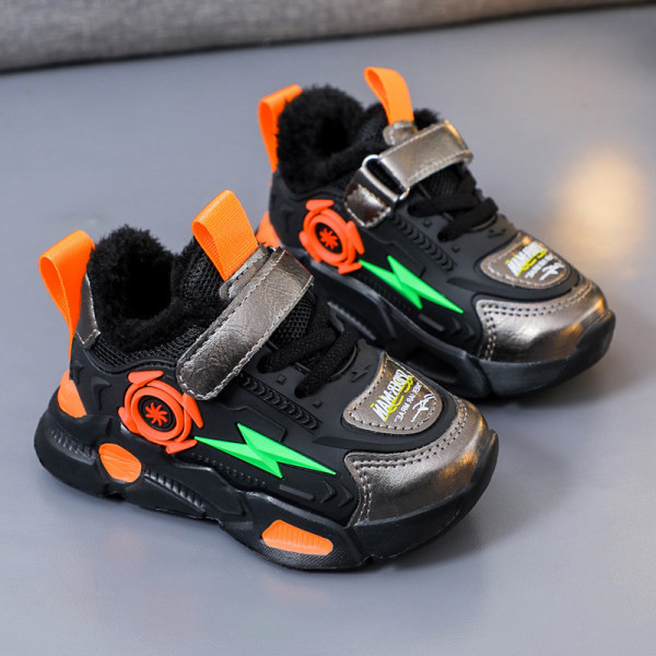 Model nou de adidași pentru copii pentru fete cu căptușeală moale și caldă