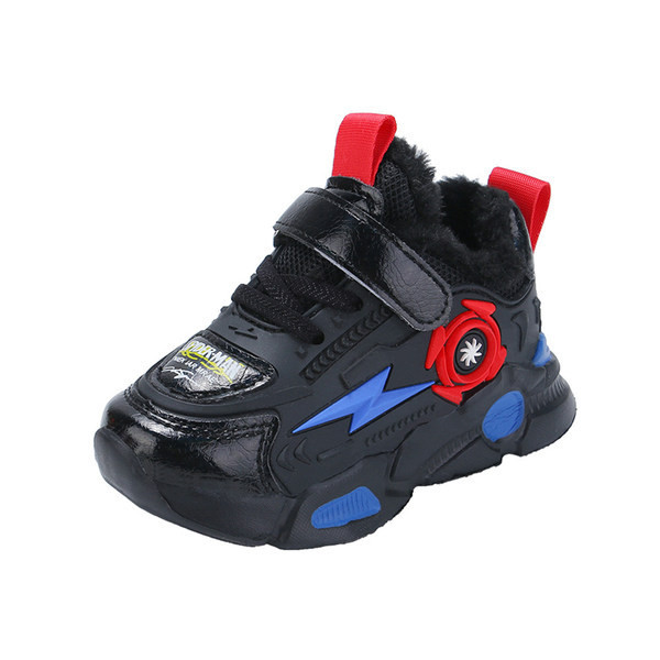 Model nou de adidași pentru copii pentru fete cu căptușeală moale și caldă