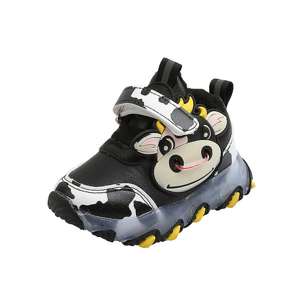 Moderne dječje kožne tenisice za djevojčice sa svjetlećim đonom