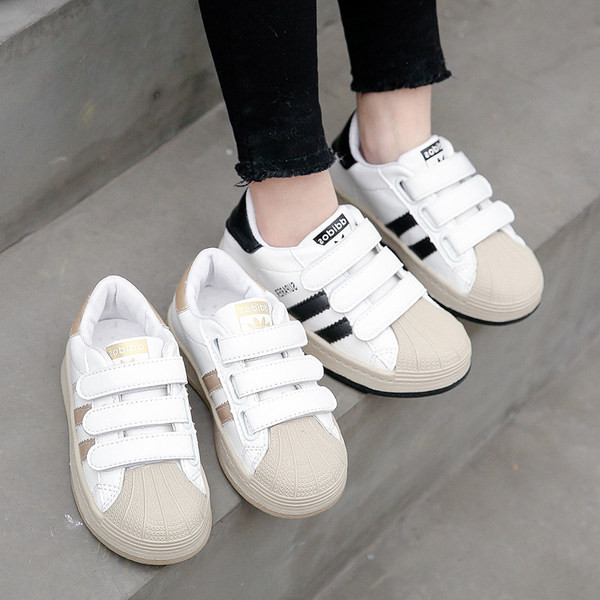 Dječje casual tenisice od umjetne kože s čičak kopčanjem