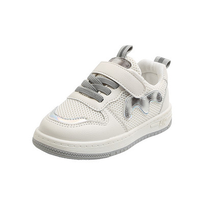 Prozračne dječje tenisice s ravnim potplatom i mrežicom