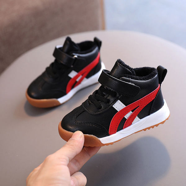 Jesenske dječje cipele od umjetne kože s ravnim potplatom