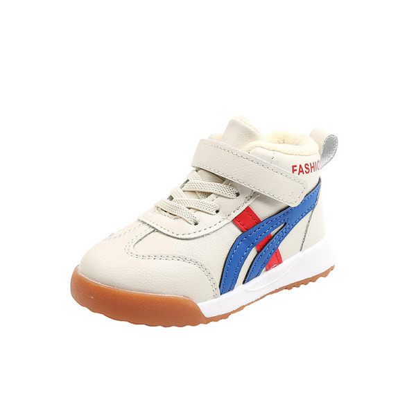 Jesenske dječje cipele od umjetne kože s ravnim potplatom