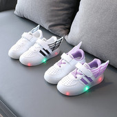 Dječje svjetleće tenisice s 3D krilima za djevojčice i dječake