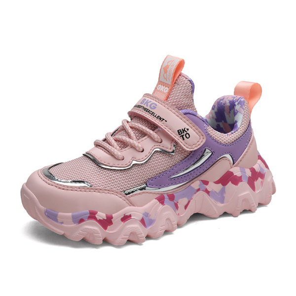 Vaikiški kvėpuojantys sportbačiai grubiu padu