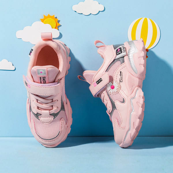 Ležerne dječje tenisice s vezom i mrežom