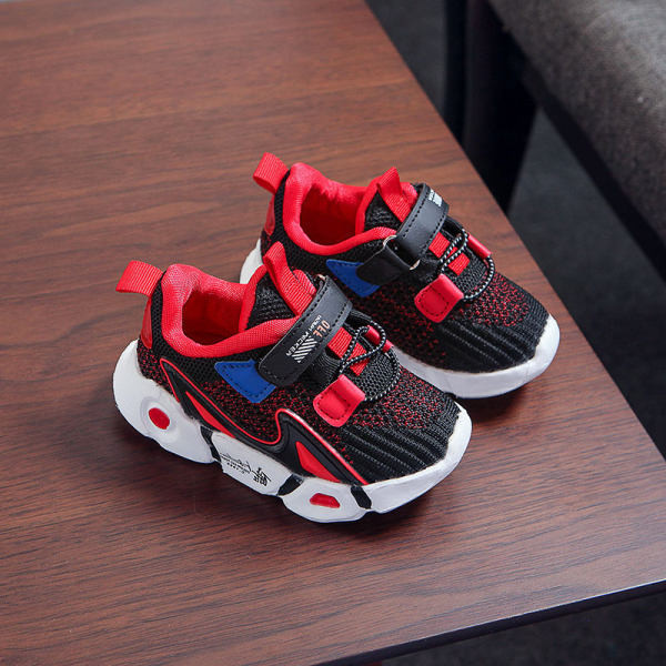 Model nou de adidași cu plasă pentru copii cu autocolante - potriviti pentru fete și băieți