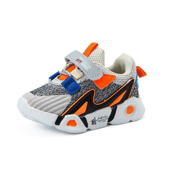 Model nou de adidași cu plasă pentru copii cu autocolante - potriviti pentru fete și băieți