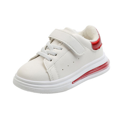 Tenisice za djevojčice od umjetne kože s vezicama i naljepnicama