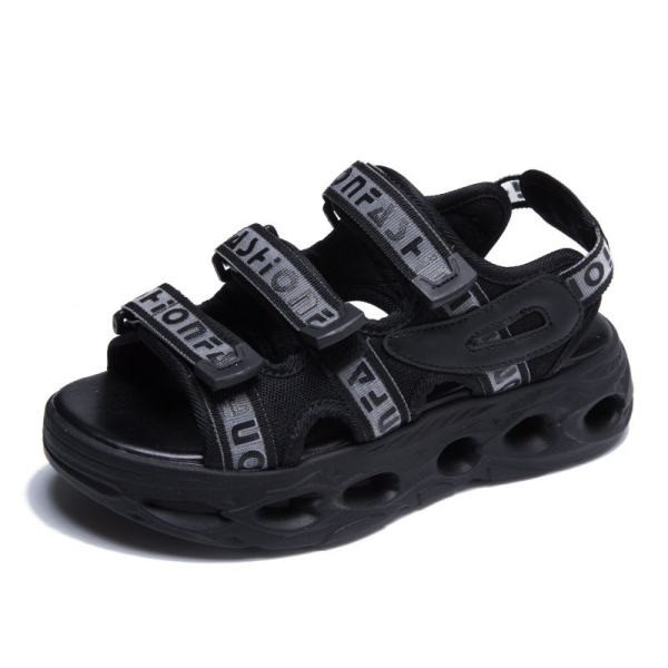 Laisvalaikio moteriškos basutės su velcro užsegimu