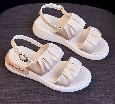 Sandale de dama din piele cu bareta