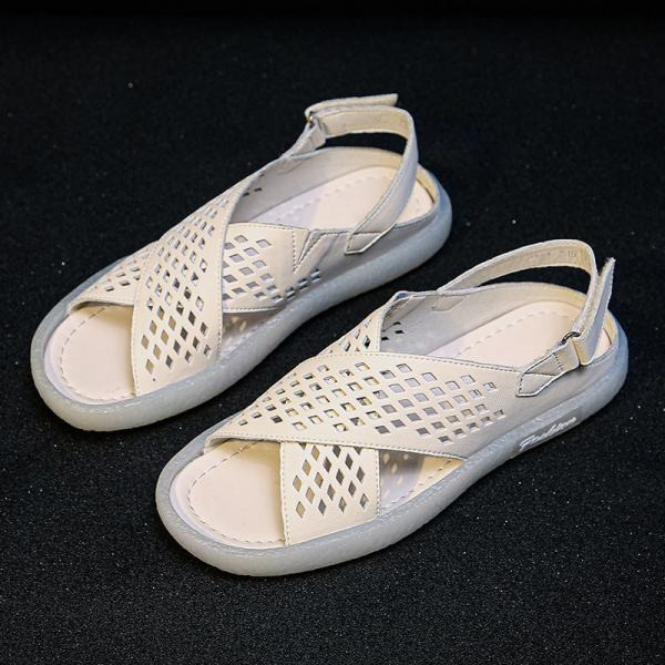 Ženske ležerne sandale sa zakrpom