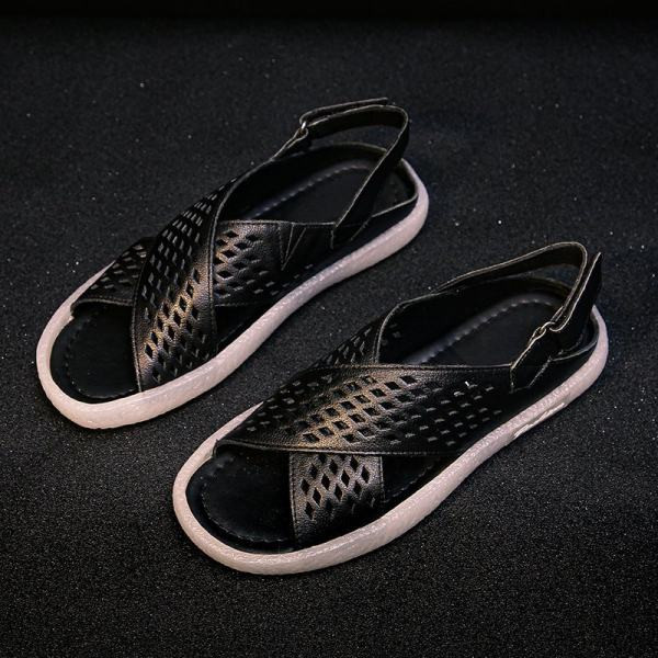 Ženske ležerne sandale sa zakrpom