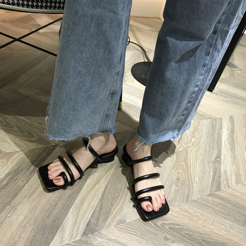 Ležerne ženske sandale sa kožnim remenčićima u više boja