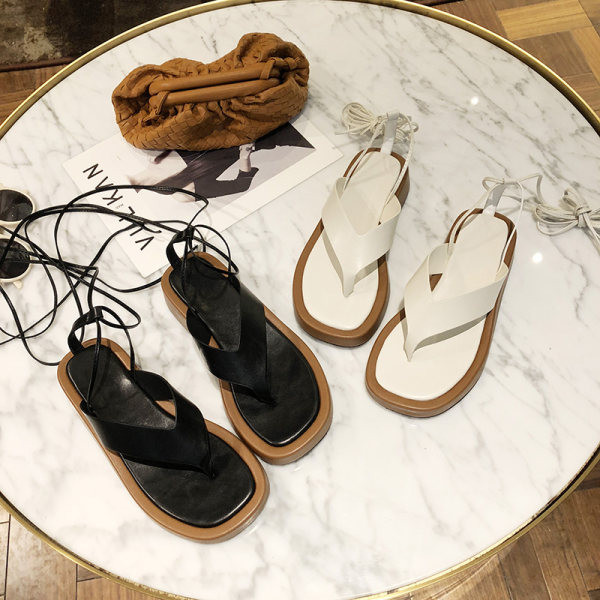 Sandale casual dama din imitatie de piele cu bretele