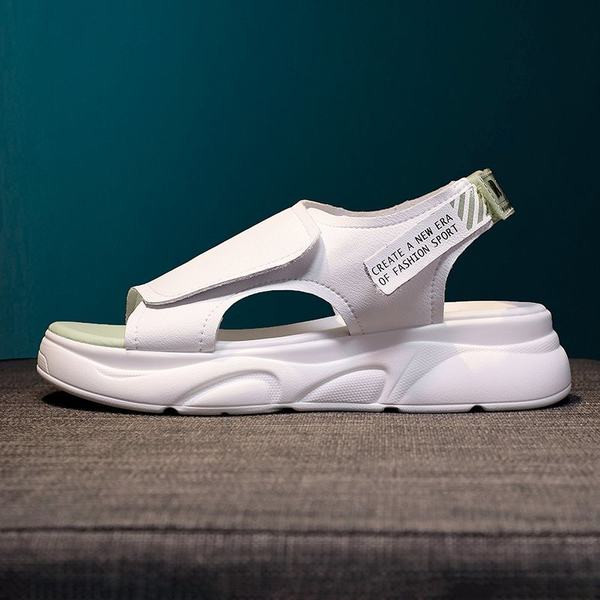 Ležerne ženske sandale sa natpisima