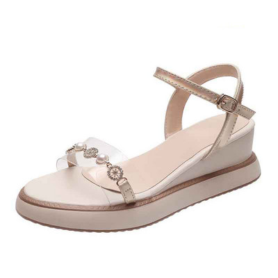 Moderne ženske sandale s perlama i remenom