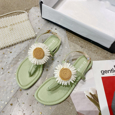 Sandale de dama moderne cu floare 3D