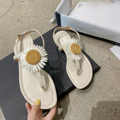 Sandale de dama moderne cu floare 3D