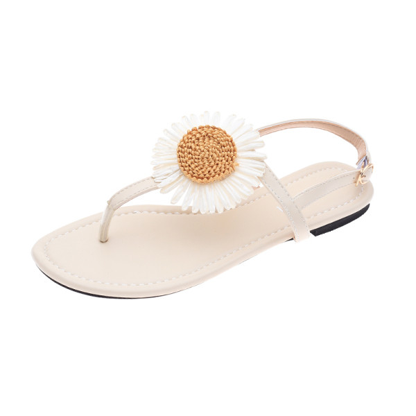 Sandale de dama moderne cu floare 3D