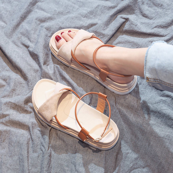 Sandale de dama moderne cu curea din piele