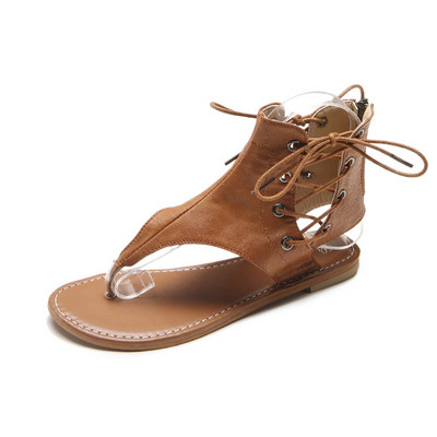 Sandale de dama in stil roman din piele ecologica