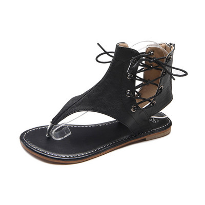 Sandale de dama in stil roman din piele ecologica
