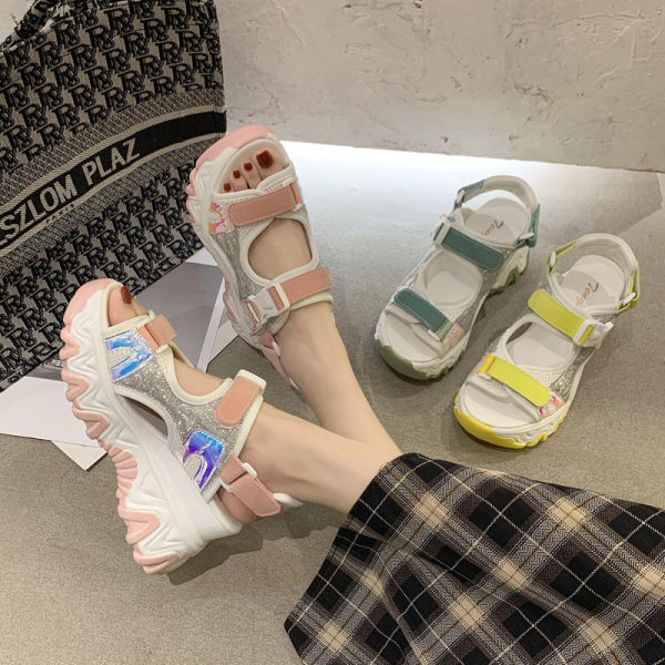 Sandale casual dama cu talpa groasa