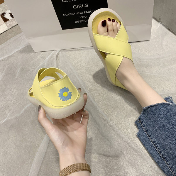 Sandale casual dama cu aplicatie