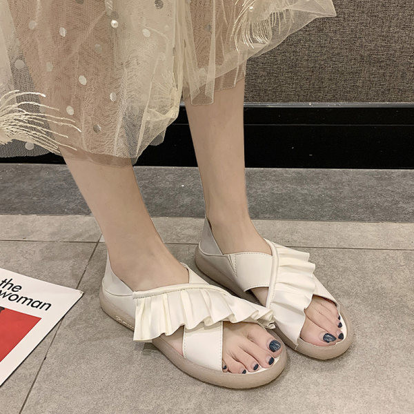 Sandale de dama din piele in trei culori