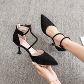 Uus mudel ökoseemisnahast rihmadega naiste sandaalid