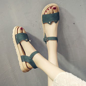 Ženske eko antilop sandale sa 3D elementom