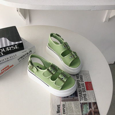 Ženske casual sandale sa kopčama u tri boje