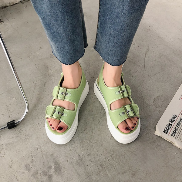 Ženske casual sandale sa kopčama u tri boje