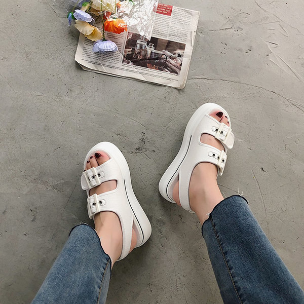 Ženske casual sandale sa kopčama u tri boje