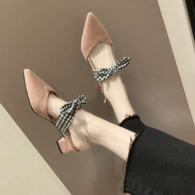 Ženske casual sandale od eko brušene kože i tekstila