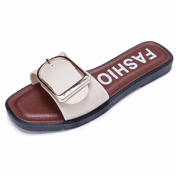 Γυναικείες παντόφλες με επίπεδη σόλα - δύο μοντέλα